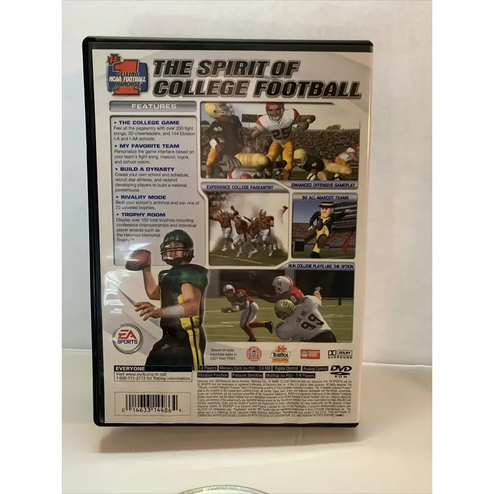 EA Sports NCAA FOOTBALL GAME LOT NCAA 2003 / 2004 PS2 Playstation 2